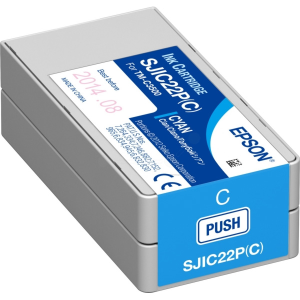 SJIC22P(C): Ink cartridge for ColorWorks C3500 (Cyan)