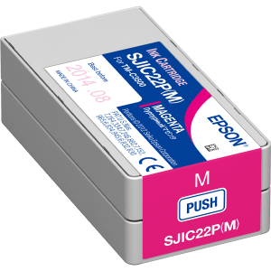 SJIC22P(M): Ink cartridge for ColorWorks C3500 (Magenta)